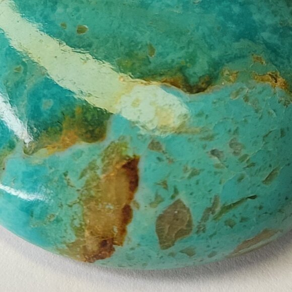 Large Turquoise Pendant Barse 925 Sterling Silver - Picture 3 of 15